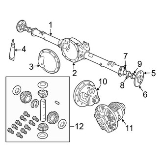 Dodge OE - Rear Suspension - Axle & Differential (4WD)