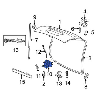 Dodge OE - Rear Liftgate Latch