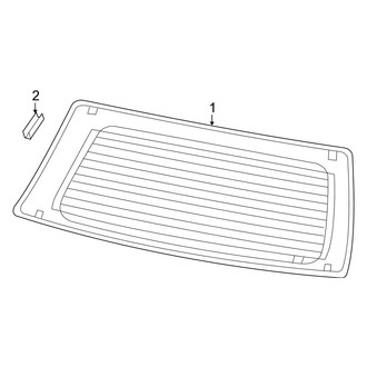 Dodge OE - Lift Gate - Glass