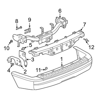 Dodge OE - Rear Bumper - Bumper & Components
