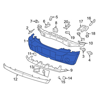 Dodge OE - Front Bumper Cover