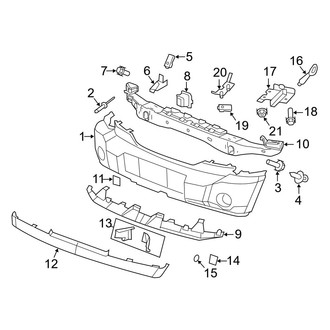 Dodge OE - Front Bumper - Bumper & Components