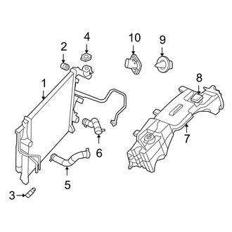 Dodge OE - Cooling - Radiator & Components (3.7L)