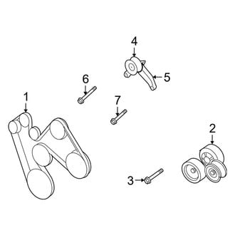 Dodge OE - Cooling - Belts & Pulleys (3.7L)