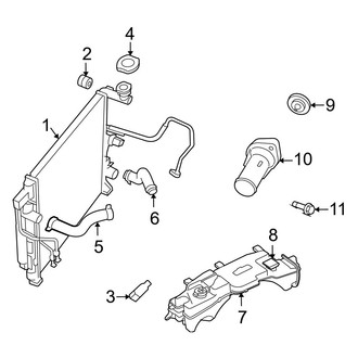 Dodge OE - Cooling - Radiator & Components (4.0L)