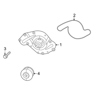 Dodge OE - Cooling - Water Pump (4.0L)
