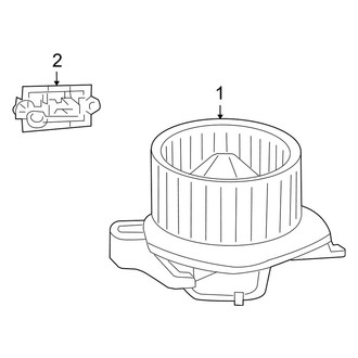 Dodge OE - Air Conditioner & Heater - Blower Motor & Fan