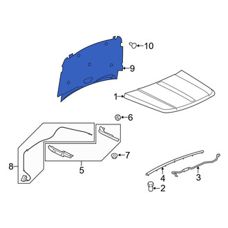 Dodge OE - Hood Insulation Pad