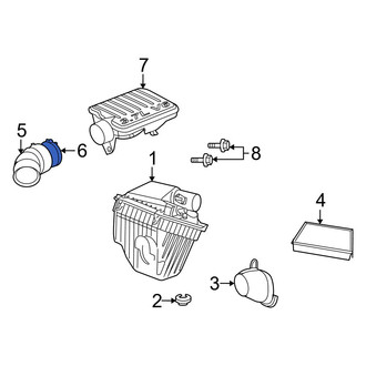 Dodge OE - Engine Air Duct Clamp
