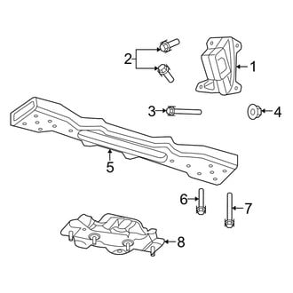 Dodge OE - Engine & Transmission Mounting (3.7L)