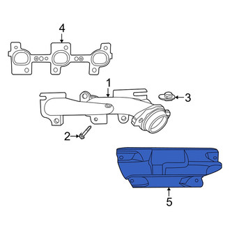 Dodge OE - Left Exhaust Manifold Heat Shield