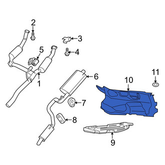 Dodge OE - Floor Pan Heat Shield