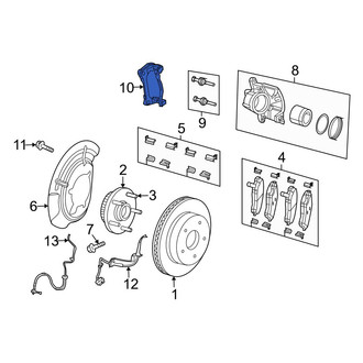 Dodge OE - Front Disc Brake Caliper Bracket