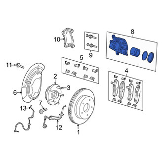 Dodge OE - Front Left Disc Brake Caliper