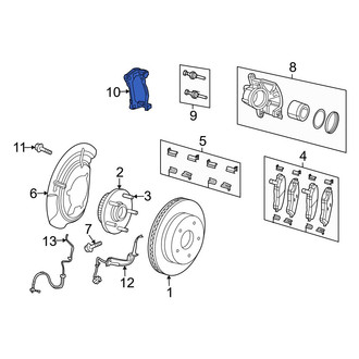 Dodge OE - Front Disc Brake Caliper Bracket