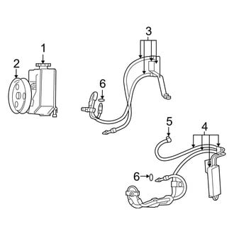Dodge OE - Steering Gear & Linkage - Pump & Hoses (3.7L)