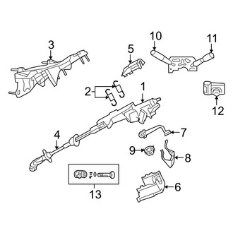 Dodge OE - Steering Column - Shroud, Switches & Levers