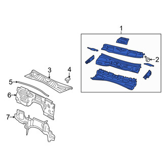 Dodge OE - Cowl Plenum Panel