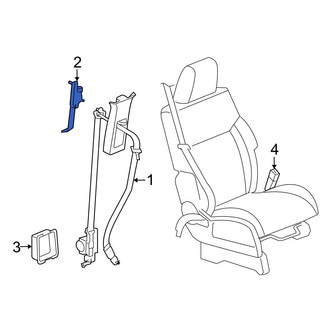 Dodge OE - Front Seat Belt Height Adjuster