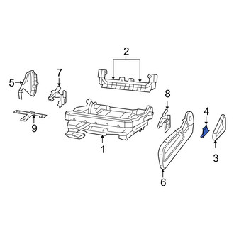 Dodge OE - Left Seat Trim Panel