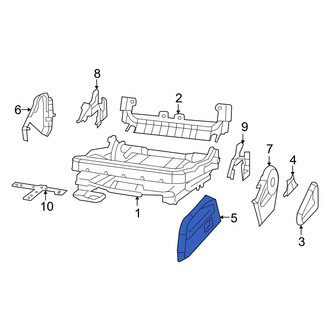 Dodge OE - Left Inner Seat Trim Panel