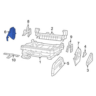 Dodge OE - Left Inner Seat Trim Panel