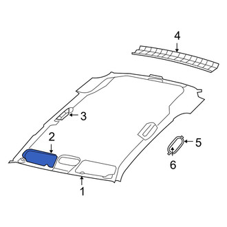 Dodge OE - Left Sun Visor