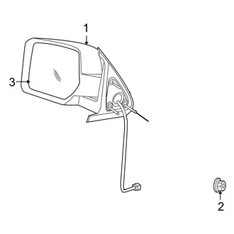 Dodge OE - Front Door - Outside Mirrors