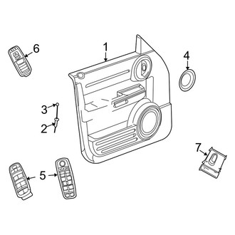 Dodge OE - Front Door - Interior Trim
