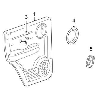 Dodge OE - Rear Door - Interior Trim