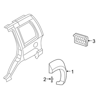 Dodge OE - Quarter Panel - Exterior Trim