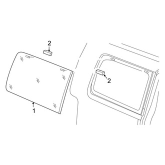 Dodge OE - Quarter Panel - Glass