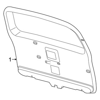 Dodge OE - Lift Gate - Interior Trim