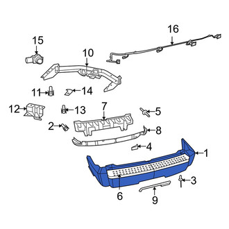 Dodge OE - Rear Bumper Cover