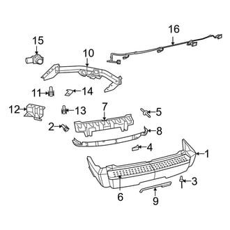 Dodge OE - Rear Bumper - Bumper & Components