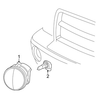 Dodge OE - Front Lamps - Fog Lamps (FULL HYBRID EV-GAS (FHEV))