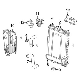 Dodge OE - Cooling - Radiator & Components
