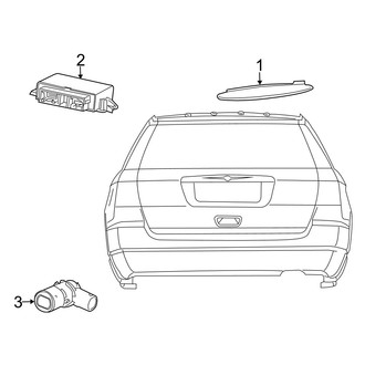 Dodge OE - Electrical Components (Park Assist System), (FULL HYBRID EV-GAS (FHEV))