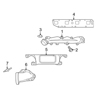 Dodge OE - Exhaust System - Exhaust Manifold