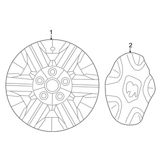 Dodge OE - Wheels - Covers & Trim (FULL HYBRID EV-GAS (FHEV))