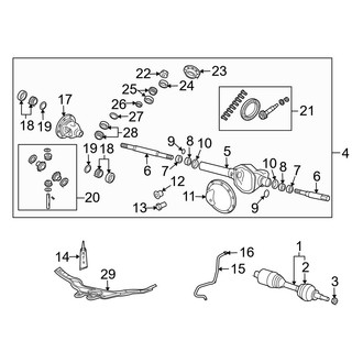 Dodge OE - Front Suspension - Front Axle & Carrier