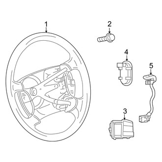 Dodge OE - Steering Wheel & Trim (FULL HYBRID EV-GAS (FHEV))