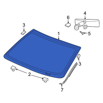 Dodge OE - Front Windshield