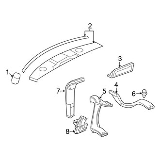 Dodge OE - Instrument Panel - Ducts (FULL HYBRID EV-GAS (FHEV))