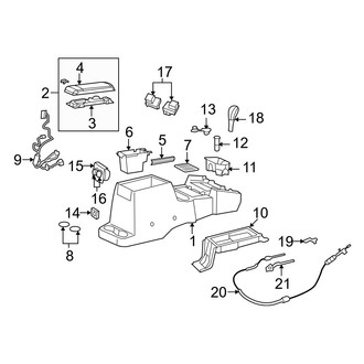 Dodge OE - Front Console (FULL HYBRID EV-GAS (FHEV))