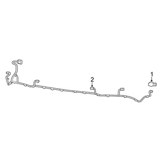 Dodge OE - Front Bumper - Electrical Components (W/O SRT Design), (Citadel / GT / Pursuit / R/T / SXT / SXT Plus)