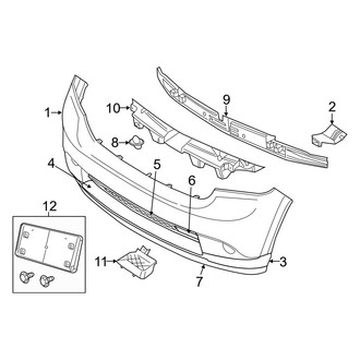 Dodge OE - Front Bumper - Bumper & Components