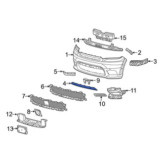 Dodge OE - Front Bumper Trim