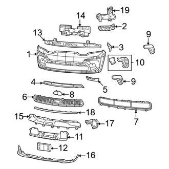Dodge OE - Front Bumper - Bumper & Components