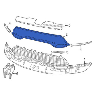 Dodge OE - Front Center Grille Molding